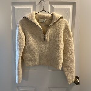 Wilfred 3/4 Zip Sweater